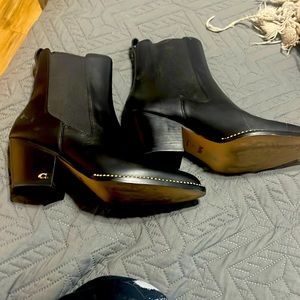 Womens Coach ankle boots.